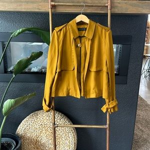 Zara  cropped trench coat